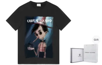 Charlie Luciano T Shirt Unisex Black