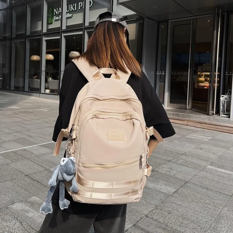 Travel Oxford Backpack Regular Unisex Black/White/Gray/Khaki-21