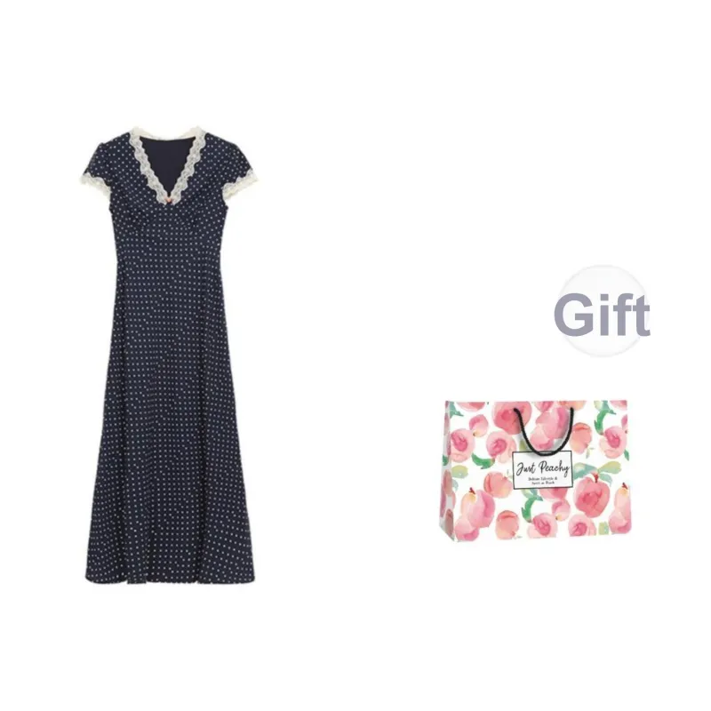 GUOZHEN Short Sleeved Dress Women's-4