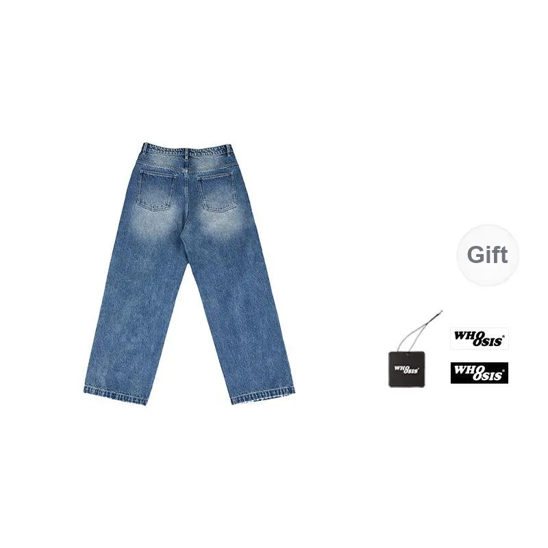 WHOOSIS Jeans Unisex Blue-1