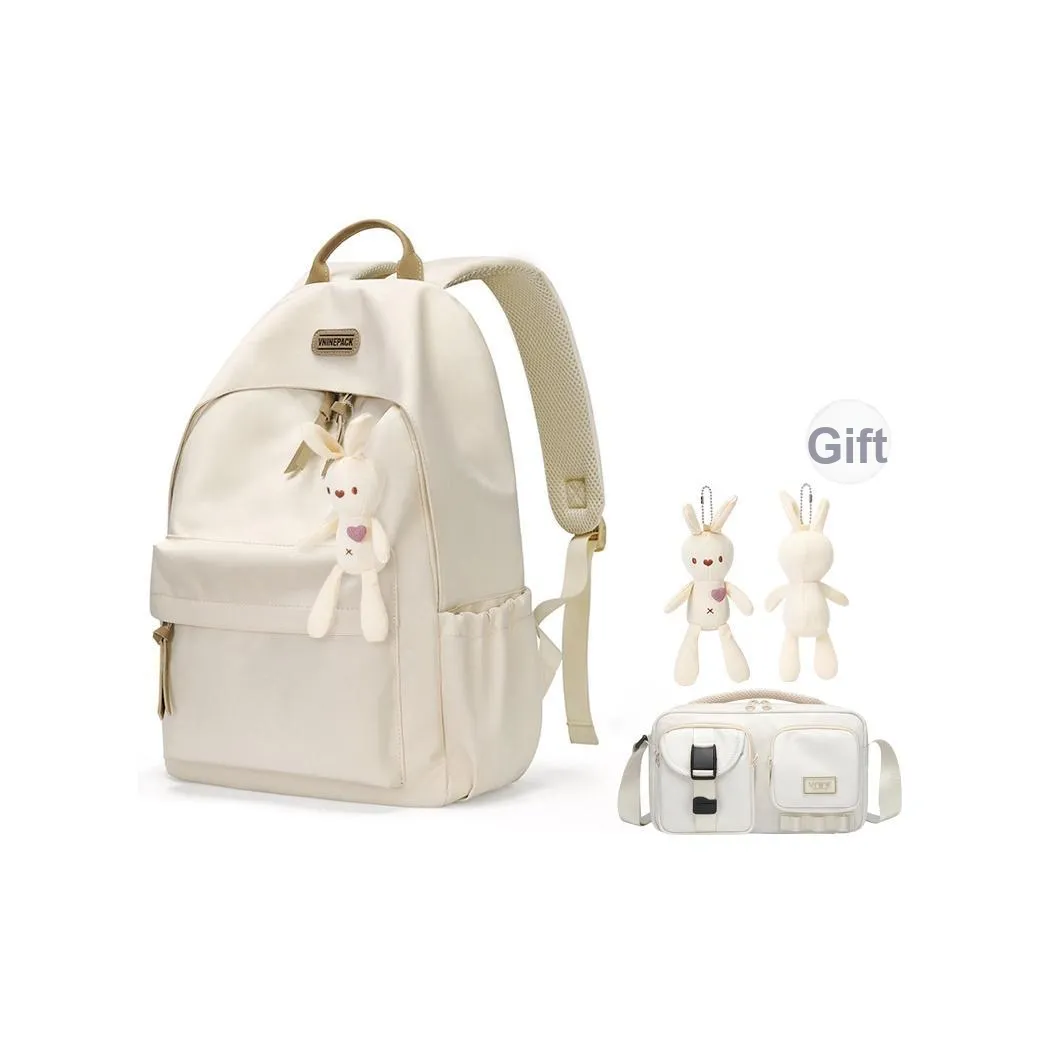 V.NINE Fabric Backpack Large Unisex Multicolor