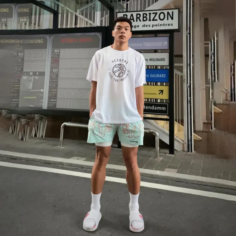 CHARLIE GOLF Basketball Shorts Unisex-10