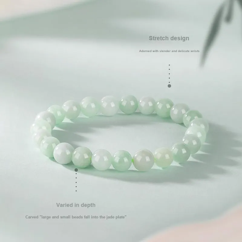JINLIUFUJIXIANG Glutinous Jade Jadeite Bracelets Women's-2