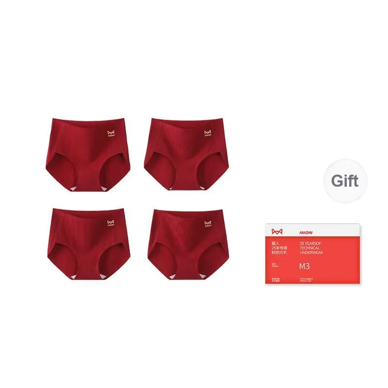 MIIOW Underpants Women's Shopping Bag 4 Pack-8