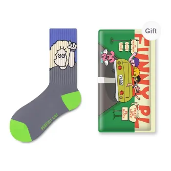 PL Mid Calf Socks Unisex Shopping Bag 1 Pack