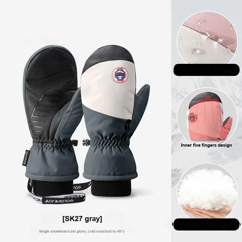 SINGLELADY Ski Gloves-3