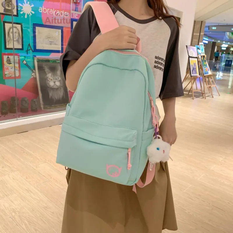 AIBAG Nylon Backpack Unisex Multicolor-23