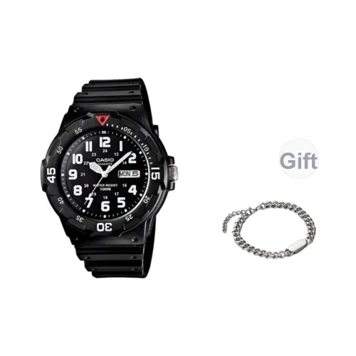 CASIO Кварцевый механизм Часы Мужские Черный циферблат