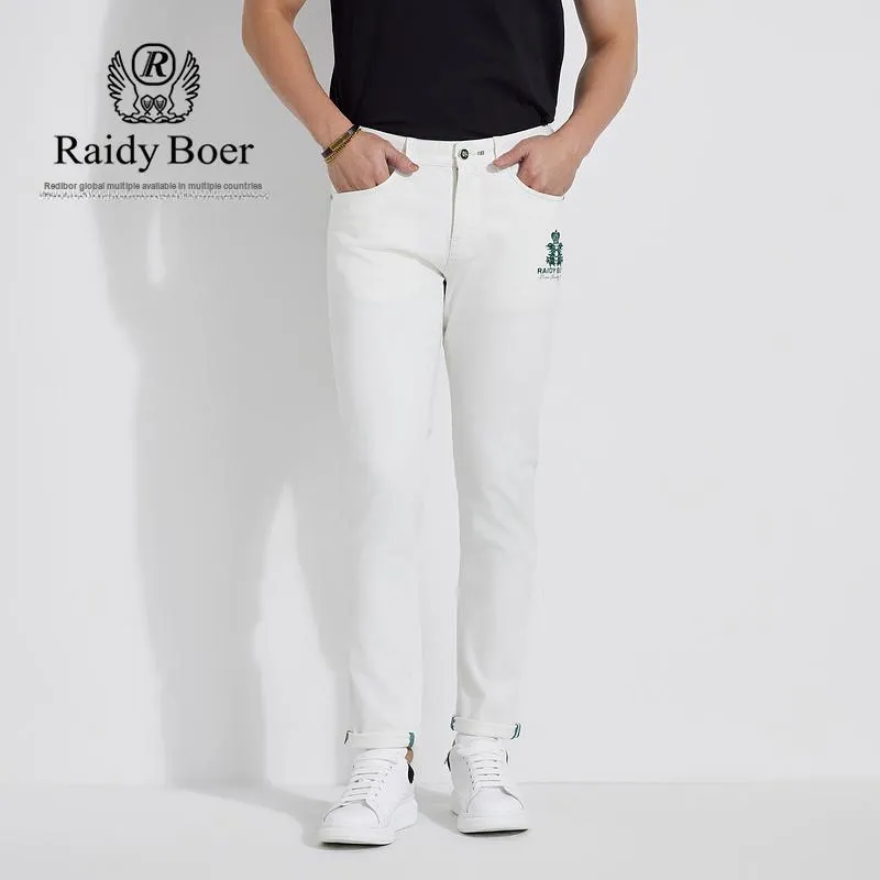 Raidy Boer Jeans Men White-4