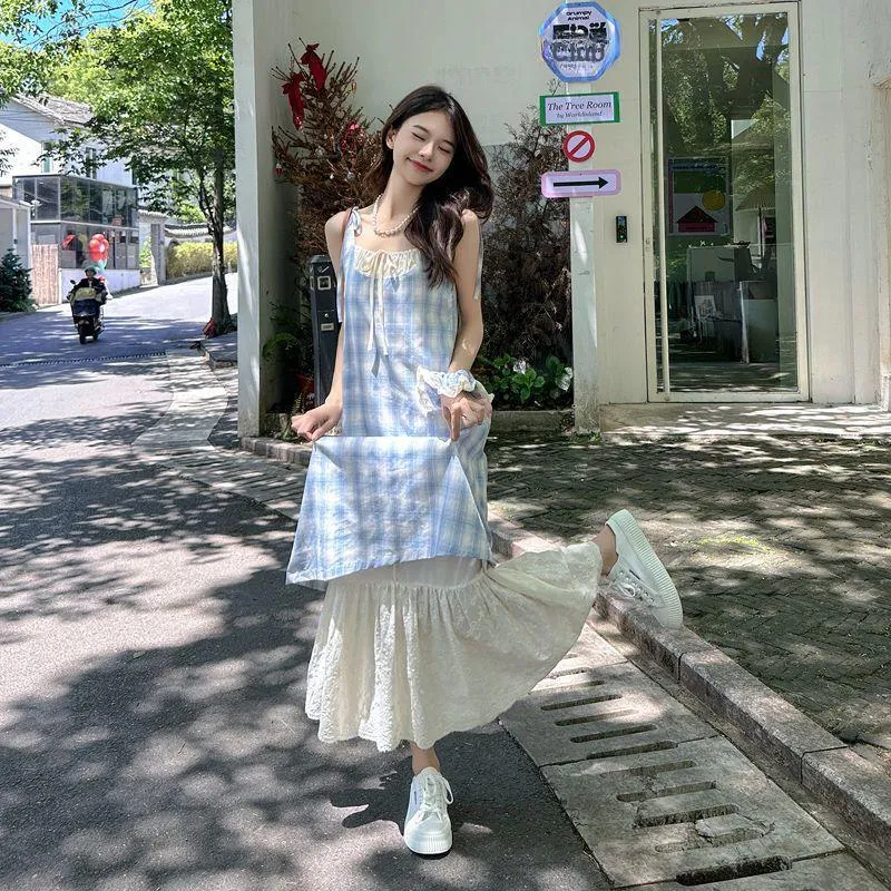 POPO.INFO Slip Dresses Women's-2