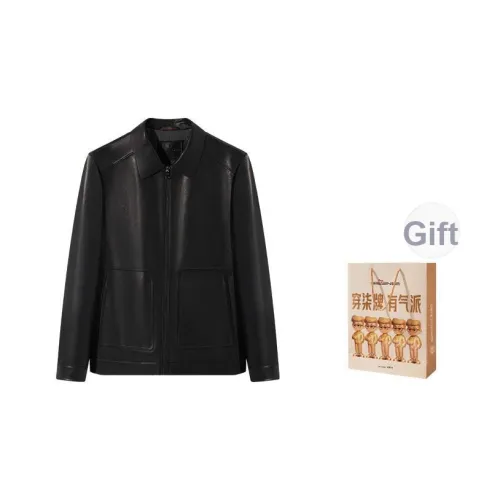 SEVEN Кожа Куртка Мужская Черная