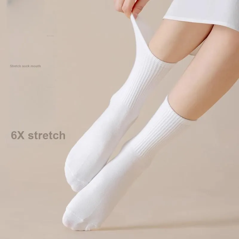 XIA.WA.ZHI.XIU Mid Calf Socks Unisex Shopping Bag 7 Pack-2