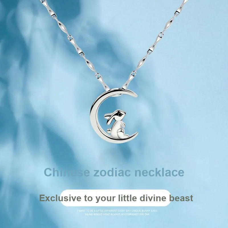 PUENTE 999 Fine Silver Collarbone Chain Women's-65