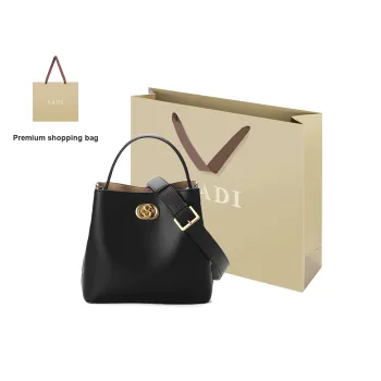 SADI Genuine Leather Cow Leather Shoulder Bag Women's