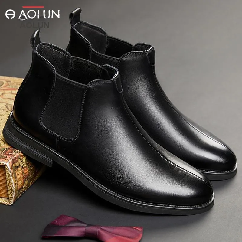 Auron Ankle-Length Chelsea Boots Men's Brown-10
