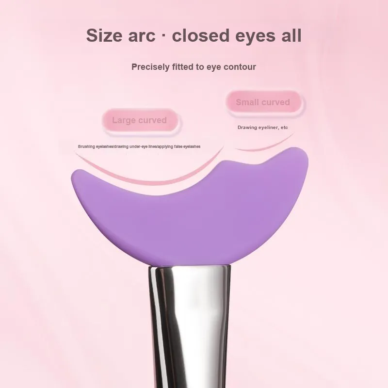 NILIYA Crescent Silicone Eyelash Shield Eyeliner Assistance 3-16