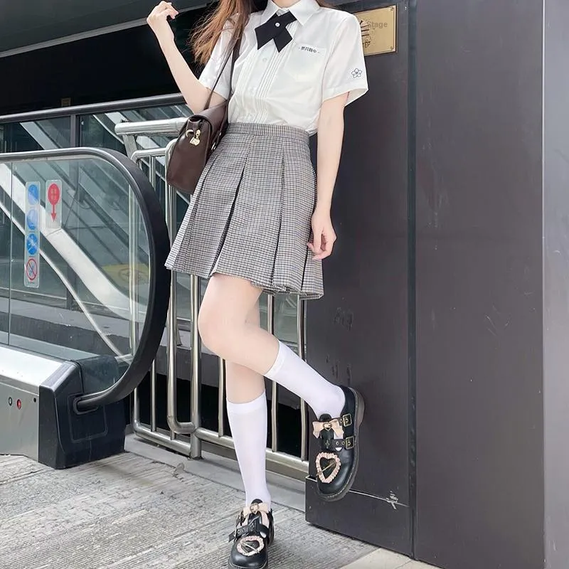 Tokyo Season Casual Short Skirts Women's Eight Box Pleated Skirt-4