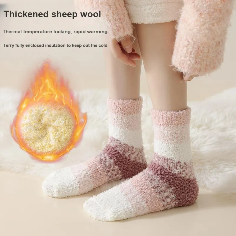 MIIOW Mid Calf Socks Women's 2 Pack-3