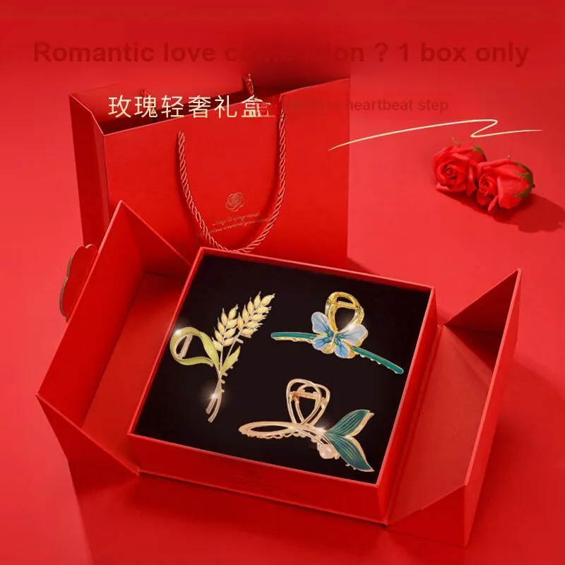 Enchanting Cat Alloy Hair Clips Women's-8