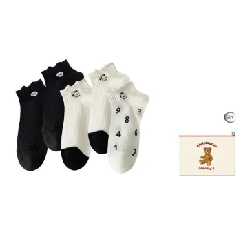 Caramella Ankle Socks Women's Shopping Bag Combo Set