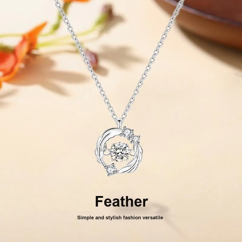 MISS TOOYA Glass Cat Eye Necklaces Women's-1
