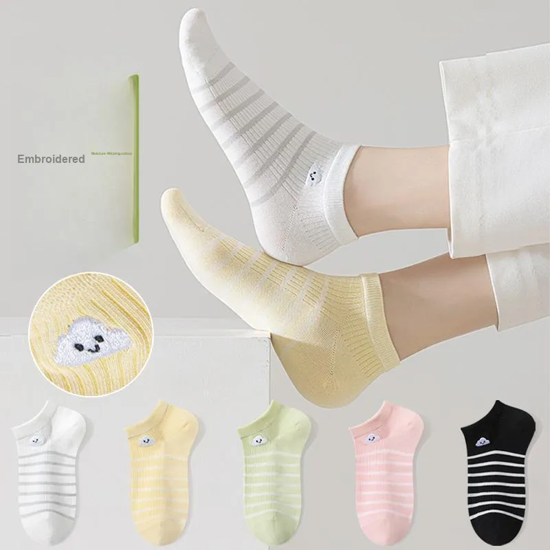 MIIOW Trend Party Series Ankle Socks Women's 5 Pack-1