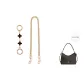 Round Buckle Four-Leaf Clover+Decorative Chain 45cm Set