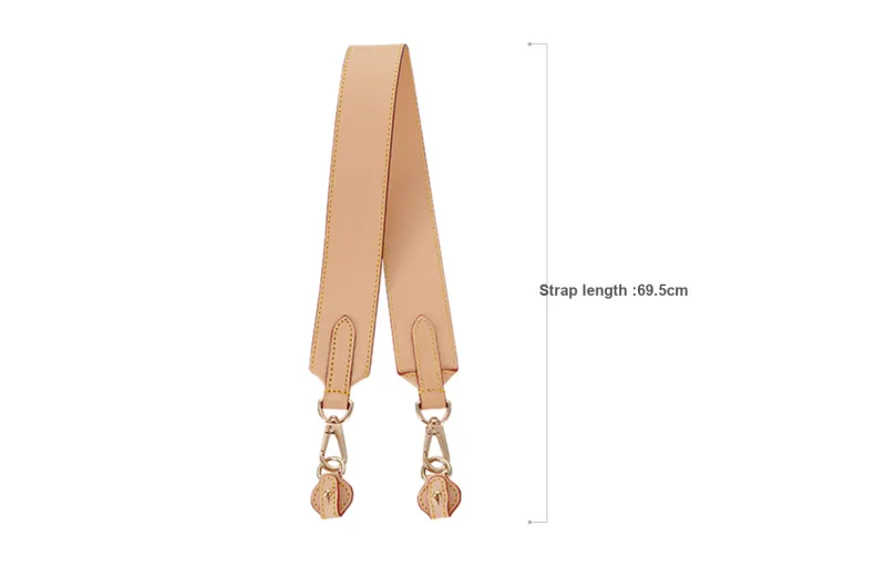 Lan Bao Fan Alloy Shoulder Strap Replacement And Modification Unisex Brown-1
