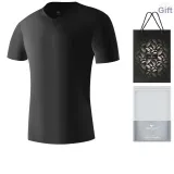 Crew Neck 1 Pack (Black) 100% cotton Breathable/Underwear Outerwear