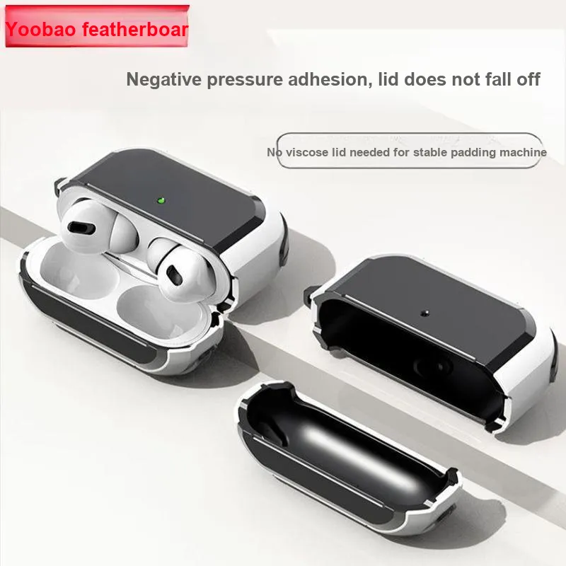 Yoobao Compatibility AirPods1/2/3 TPU Upgraded Airbag Protective Matte With Impact Resistant Features Headphone Cases-7