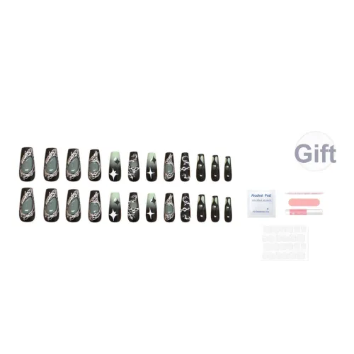 SEVERLAND False Nail Длинный Звездное небо Яркий Готический Горячая девушка Jump Цвет