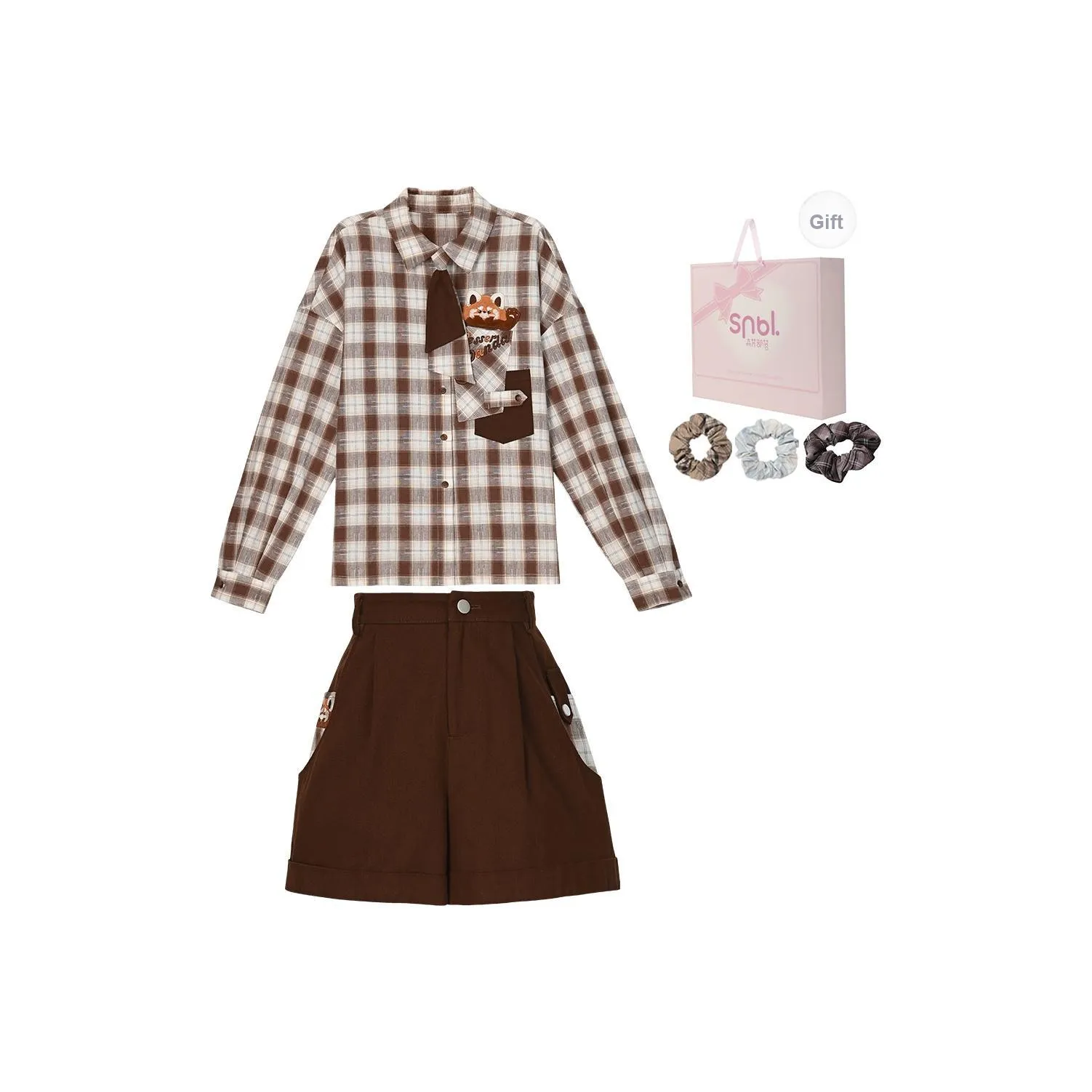 SNBL Повседневный костюм женский панда вечеринка