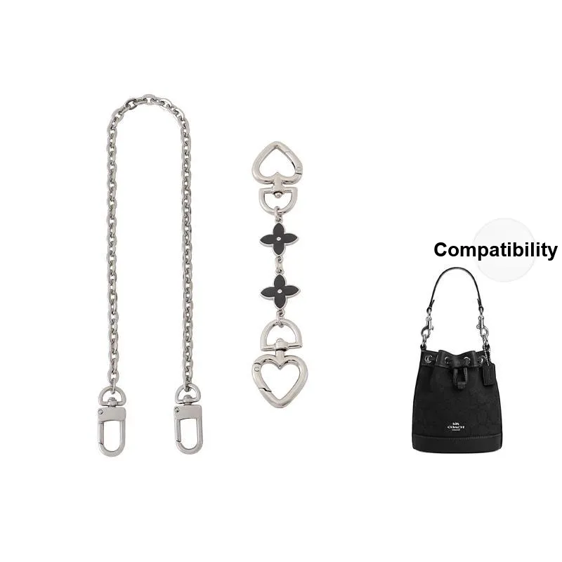 Gloya Metal Bag Accessory Women's Gold Tone/Silver-20