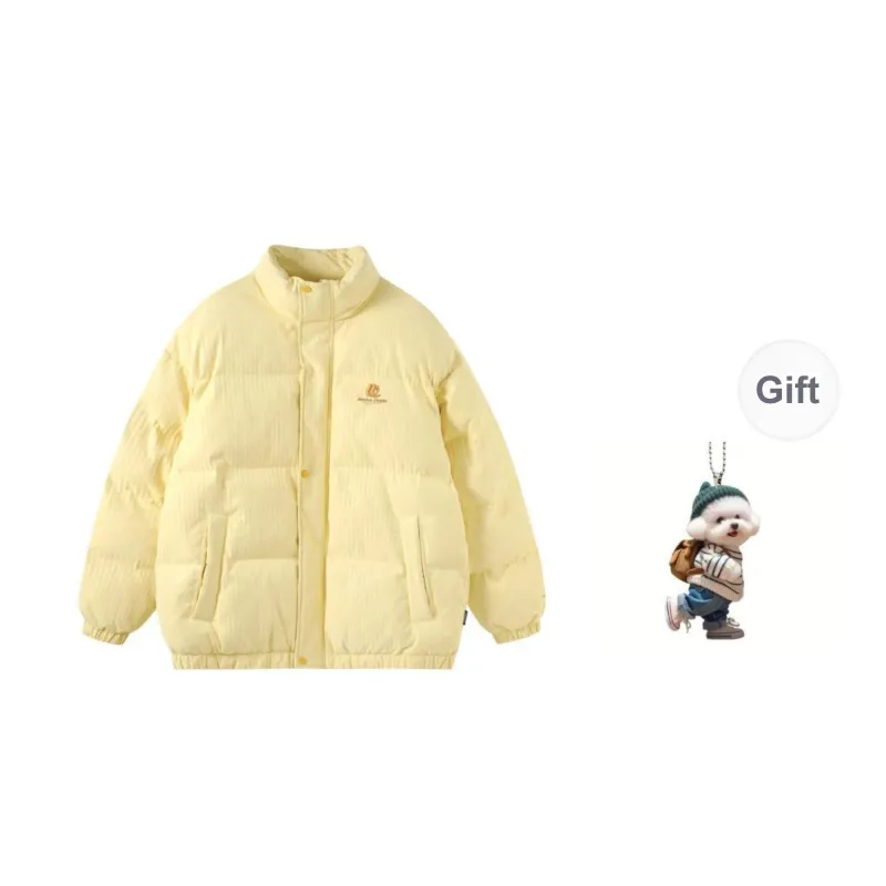 QISENYAR QSYRIS Puffer Jacket Women's Light Yellow-2