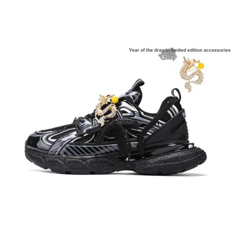 KUX Cushioning Anti-Slip Wear-Resistant Breathability Low-Top Chunky Sneakers Unisex-21