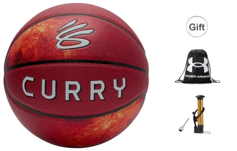 Under Armour CURRY 295 Nove PU Basketball Red Collector's Level Size 7 Ball Training Competition Unisex-5