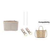 Mcm Beige Exclusive Liner+Exclusive Abrasion-Resistant Buckle+Metal Protective Ring