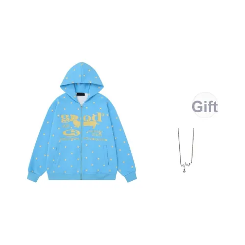 Giyu Синий В комплекте с ожерельем Женские Свитшоты