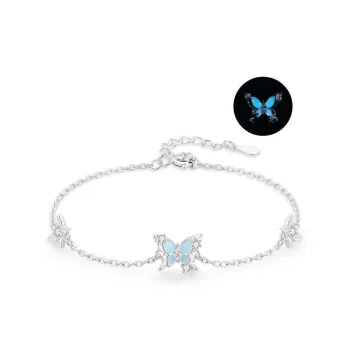 ZSY Silver 925 Bracelets Women's Box Good Luck