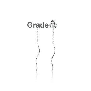 AIDIER 925 Sterling Silver Drop Earrings Women's