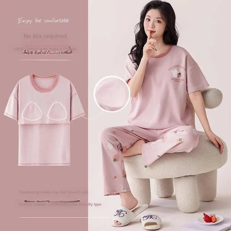 MIIOW Cool One Summer Series Pajama Set Women's Lotus Color-4