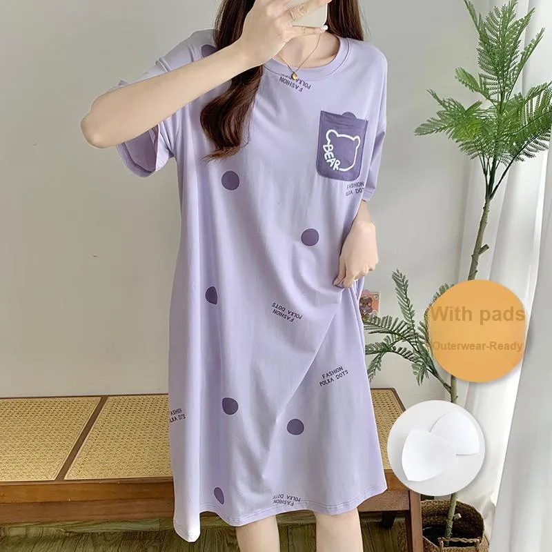 GOSO Nightgown Women's Light Lavender-1