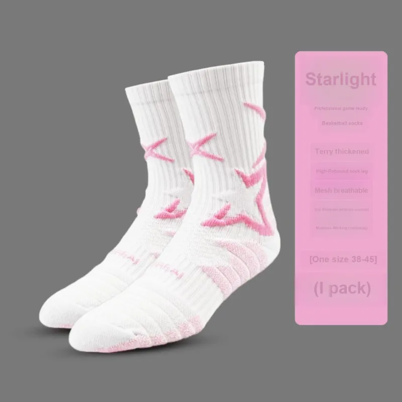 Gentle Welcome Basketball Socks Unisex Combo Set-3