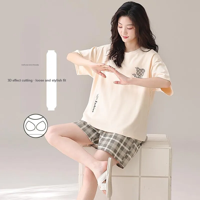 Pretty lady Women's Pajama Sets-4