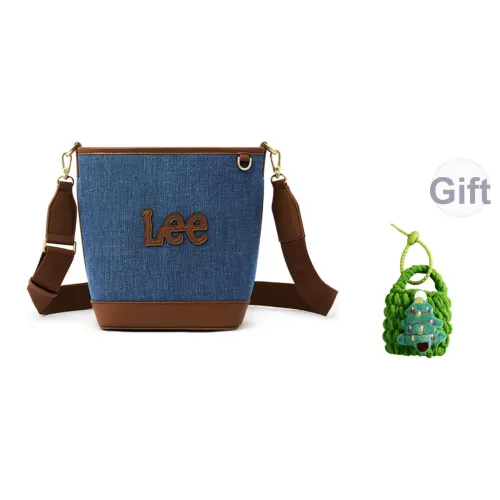 Lee Ткань Сумка через плечо Стандартная Женская Джинсовый Синий