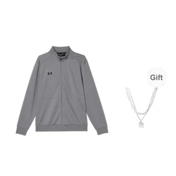 Under Armour Jackets Coats Unisex Gray Comes With Necklace