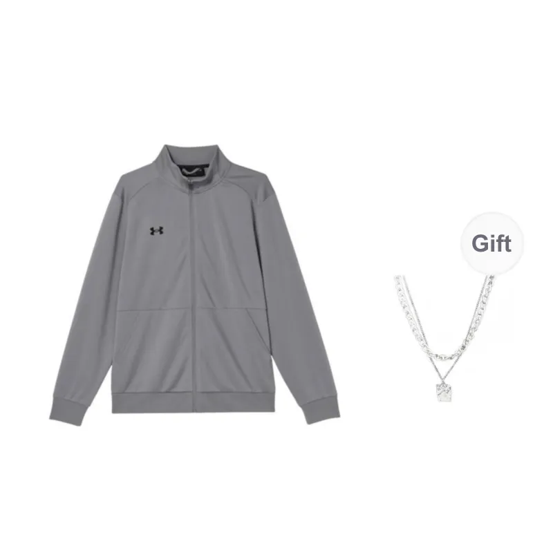 Under Armour Jackets Coats Unisex Gray Comes With Necklace-0