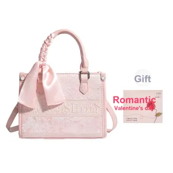 Duoluplo Doron Paul PU Women's Crossbody Handbag Regular Women's Gray/Pink