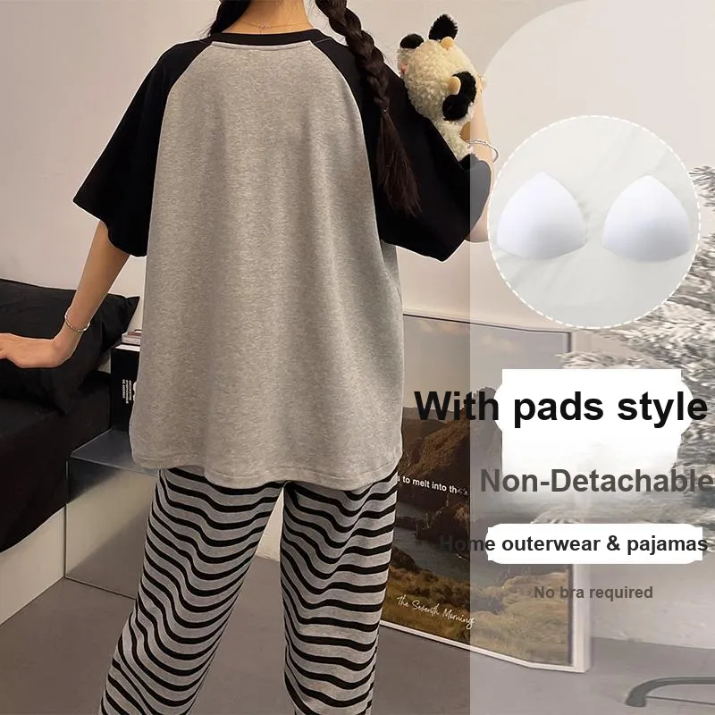 OUSHIBO Pajama Set Women's Image Color-4