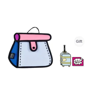 JumpFromPaper Synthetic Leather With Polyester One Shoulder Handbags Regular Women's Neon Pink
